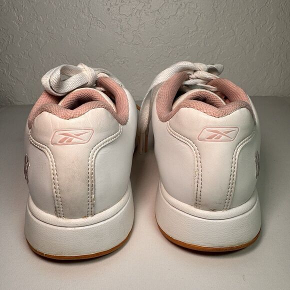 Reebok MLB Authentic Collection New York Yankees White/Pink 2-142952 Size 8.5 - Picture 3 of 12